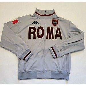 Kappa ROMA Spain Track Jacket Full Zip Soccer Futbol Size XL Womens. Rare